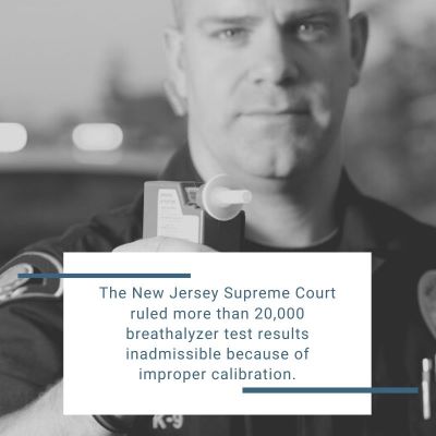 DWI breathalyzer test results