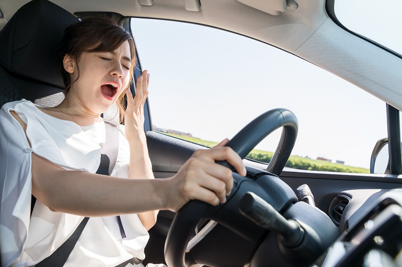 Woman driving while drowsy in New Jersey